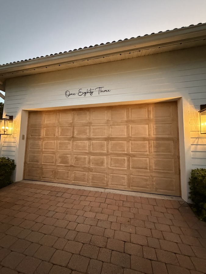 Two-car garage