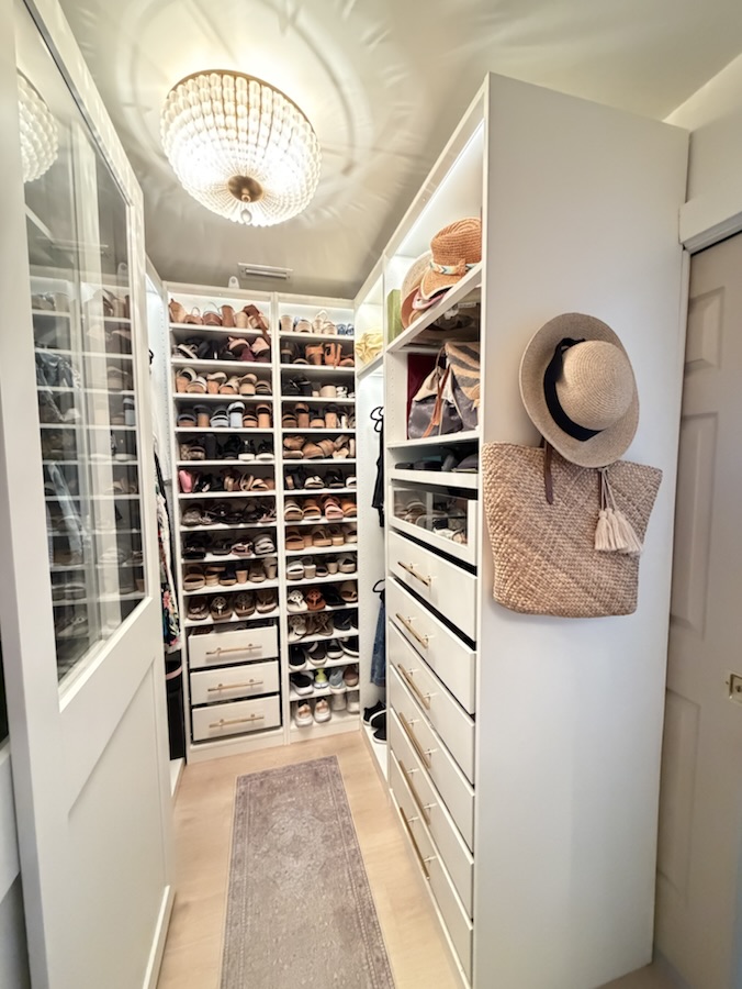 Primary walk-in closet