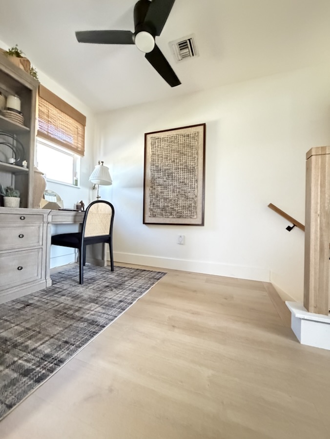 Upstairs desk nook